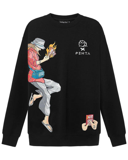 "Destiny 4:30pm" Sweater Black - PENTA