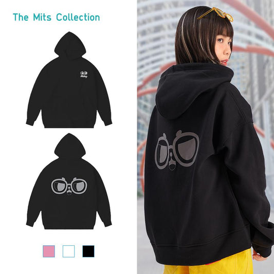 Mihi Cute Glasses Reflective Hoodie - MISTHY